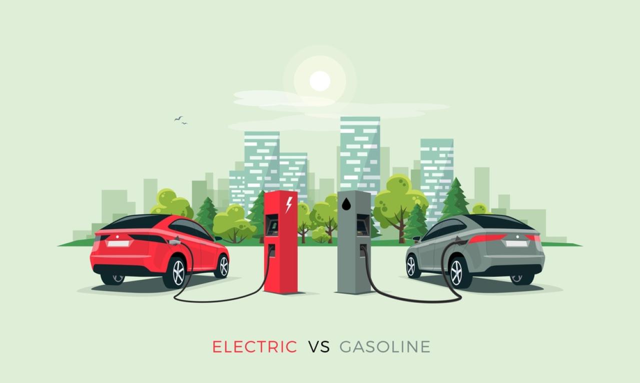 電気自動車とガソリン車の特徴を比較