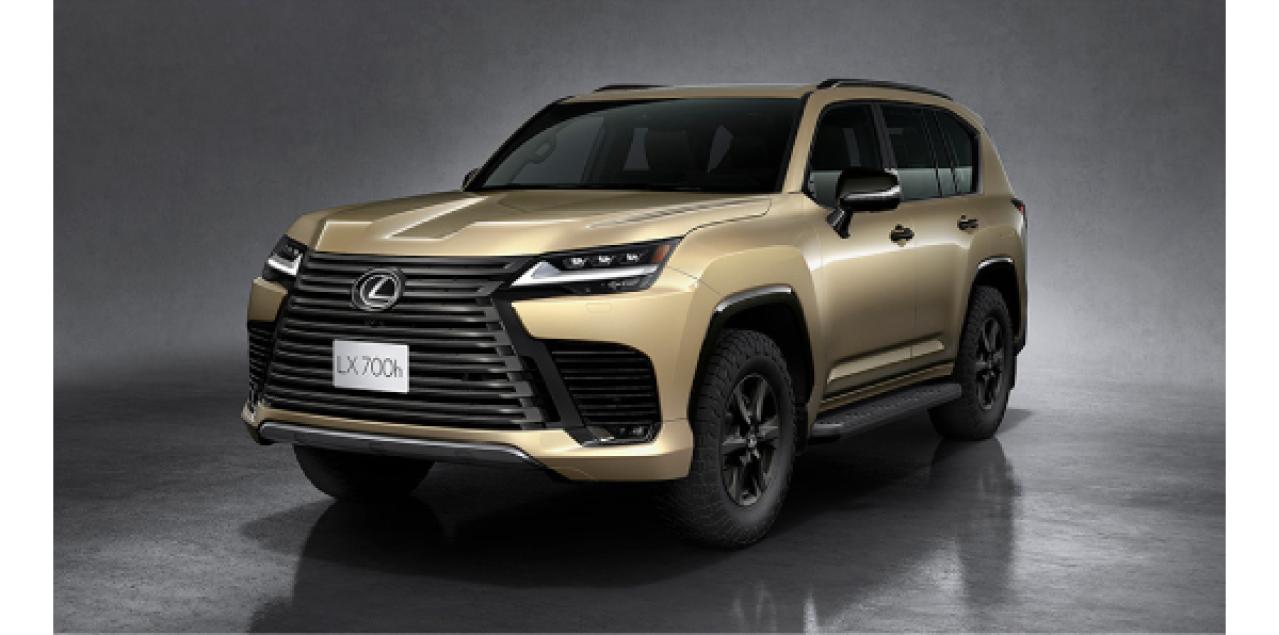 LEXUS、「LX」を一部改良するとともに新開発ハイブリッドシステムを搭載した「LX700h」を世界初公開