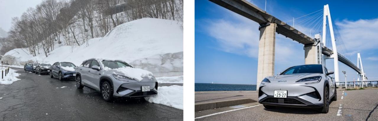 BYD 電気バス「K8」が、4/15より立山黒部アルペンルートでの運行を開始。最新のBYD SEALION 7で行く、横浜~立山往復1,200kmの特別ツアーも実施